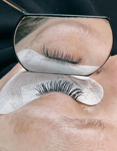 Eyelash extensions at sue kolve's salon and day spa