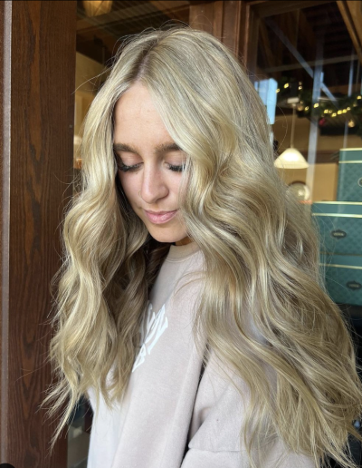 Blonde balayage by Onalaska hairstylist, Autumn Goodwin